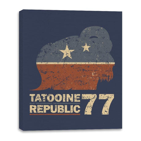 Republic of 77 - Canvas Wraps Canvas Wraps RIPT Apparel 16x20 / Navy