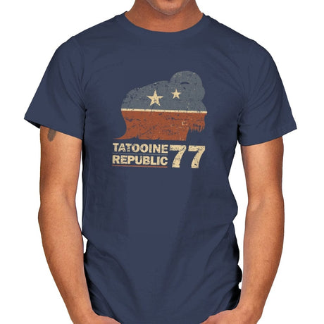 Republic of 77 - Mens T-Shirts RIPT Apparel Small / Navy