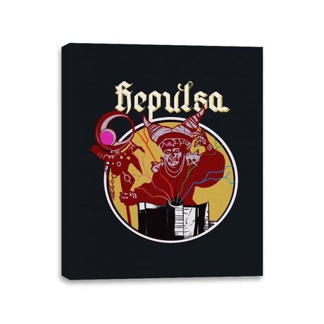 Repulsa B.C.  - Canvas Wraps Canvas Wraps RIPT Apparel 11x14 / Black