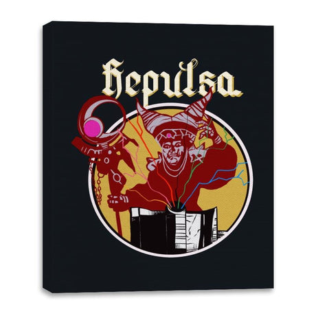 Repulsa B.C.  - Canvas Wraps Canvas Wraps RIPT Apparel 16x20 / Black