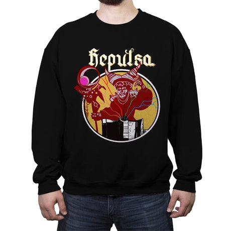 Repulsa B.C.  - Crew Neck Sweatshirt Crew Neck Sweatshirt RIPT Apparel Small / Black