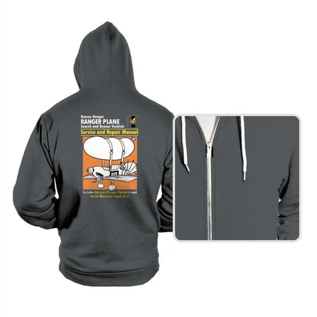 Rescue Plane Manual - Hoodies Hoodies RIPT Apparel Small / Asphalt