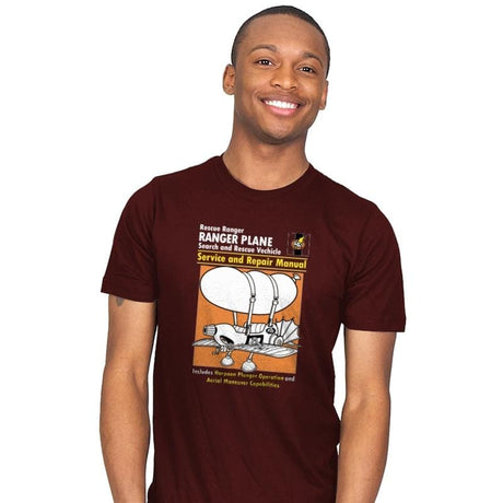 Rescue Plane Manual - Mens T-Shirts RIPT Apparel