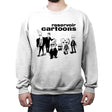 Reservoir Cartoons - Crew Neck Sweatshirt Crew Neck Sweatshirt RIPT Apparel Small / White