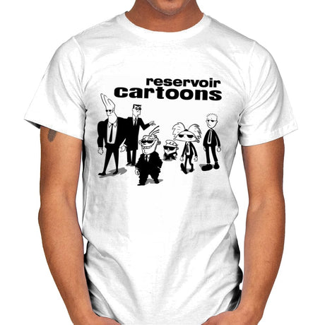 Reservoir Cartoons - Mens T-Shirts RIPT Apparel Small / White