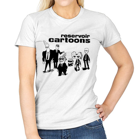 Reservoir Cartoons - Womens T-Shirts RIPT Apparel Small / White