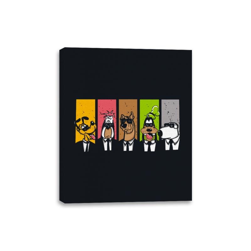 Reservoir Dogs - Canvas Wraps Canvas Wraps RIPT Apparel 8x10 / Black