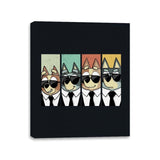 Reservoir Heelers - Canvas Wraps Canvas Wraps RIPT Apparel 11x14 / Black