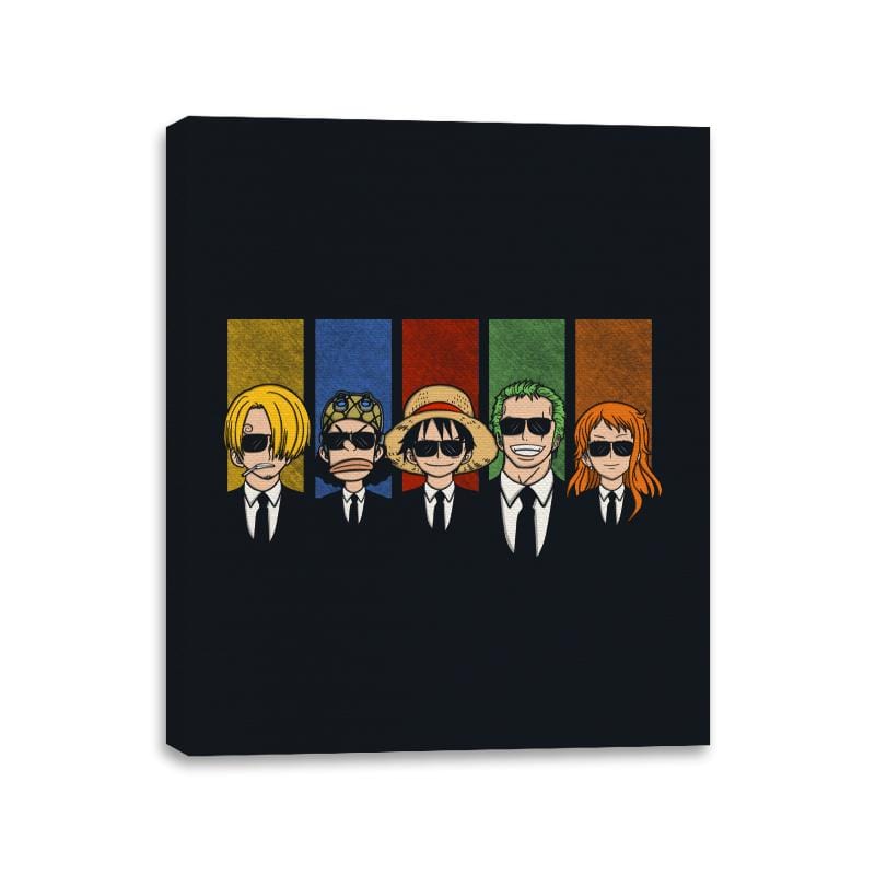 Reservoir Pirates - Canvas Wraps Canvas Wraps RIPT Apparel 11x14 / Black