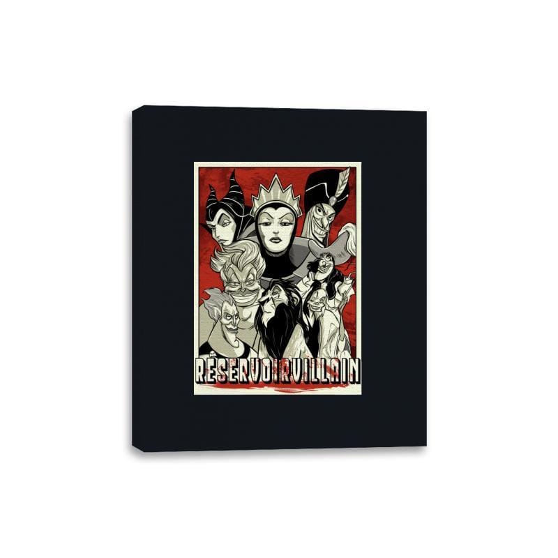 Reservoir Villain - Canvas Wraps Canvas Wraps RIPT Apparel 8x10 / Black