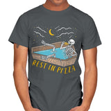 Rest In Pizza - Mens T-Shirts RIPT Apparel Small / Charcoal