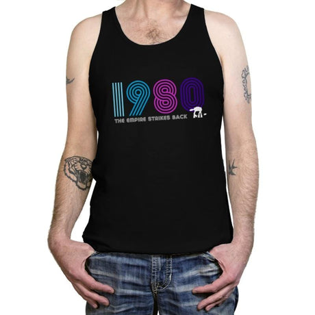 Retro 1980 - Tanktop Tanktop RIPT Apparel X-Small / Black