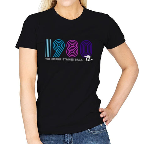 Retro 1980 - Womens T-Shirts RIPT Apparel Small / Black