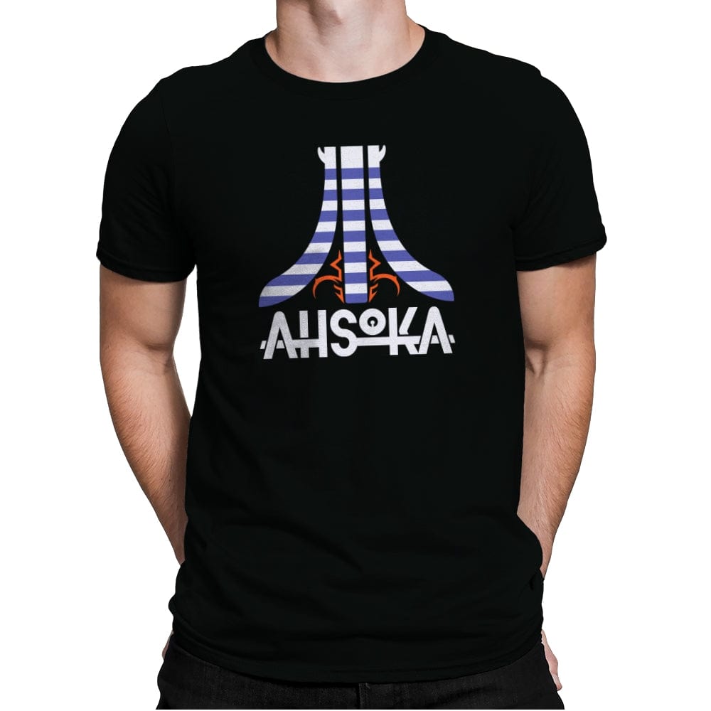 Retro Ahsoka - Mens Premium T-Shirts RIPT Apparel Small / Black