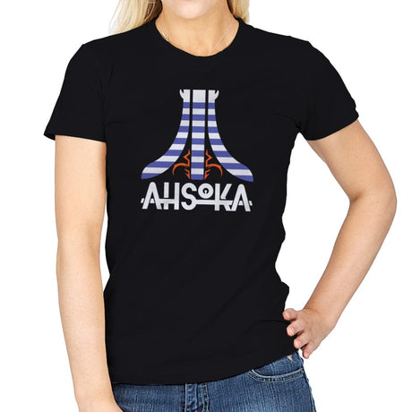 Retro Ahsoka - Womens T-Shirts RIPT Apparel Small / Black