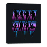 Retro Busters - Canvas Wraps Canvas Wraps RIPT Apparel 16x20 / Black