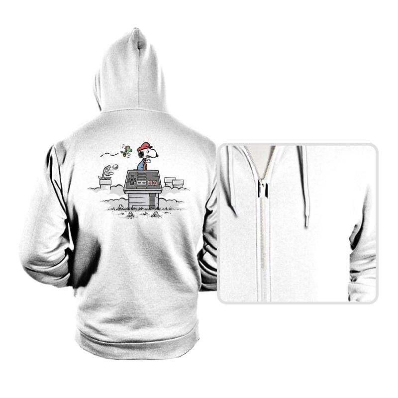 Retro Gaming Ace - Hoodies Hoodies RIPT Apparel Small / White