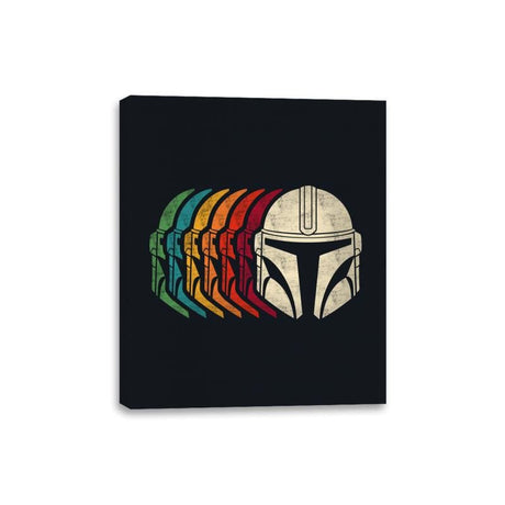 Retro Mando - Canvas Wraps Canvas Wraps RIPT Apparel 8x10 / Black