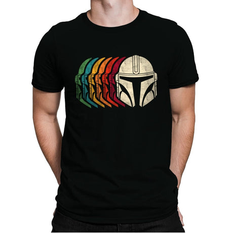 Retro Mando - Mens Premium T-Shirts RIPT Apparel Small / Black