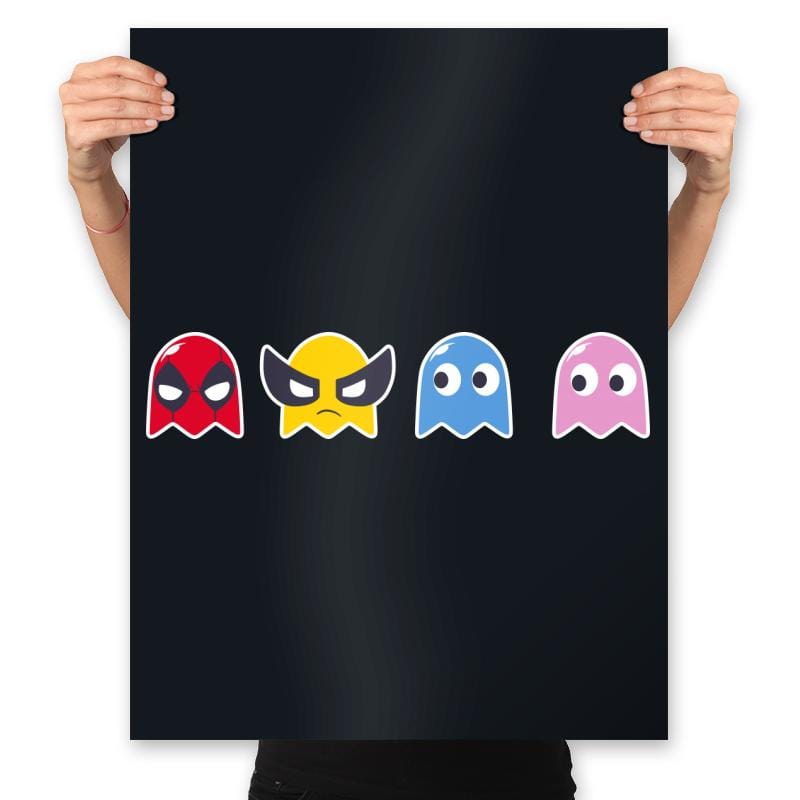 Retro Mutants - Prints Posters RIPT Apparel 18x24 / Black