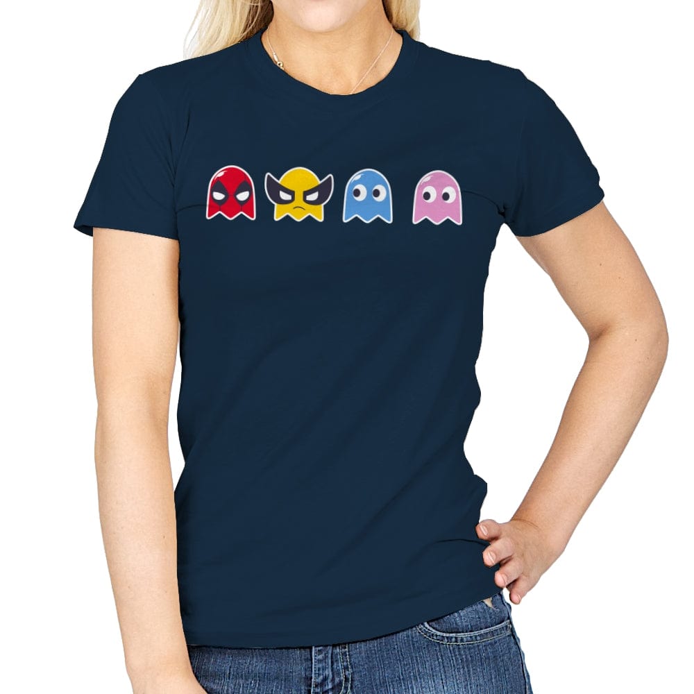 Retro Mutants - Womens T-Shirts RIPT Apparel Small / Navy