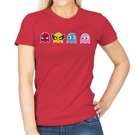 Retro Mutants - Womens T-Shirts RIPT Apparel Small / Red