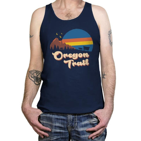 Retro Oregon Trail - Tanktop Tanktop RIPT Apparel