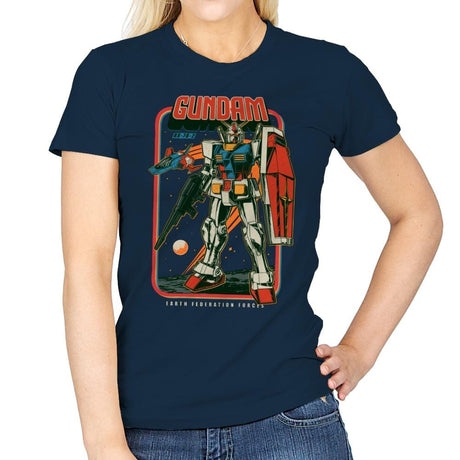 Retro RX 78 2 - Best Seller - Womens T-Shirts RIPT Apparel Small / Navy