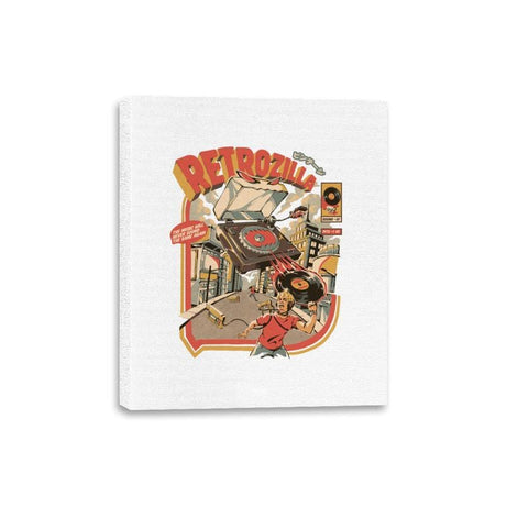 Retro Soundzilla - Canvas Wraps Canvas Wraps RIPT Apparel 8x10 / White