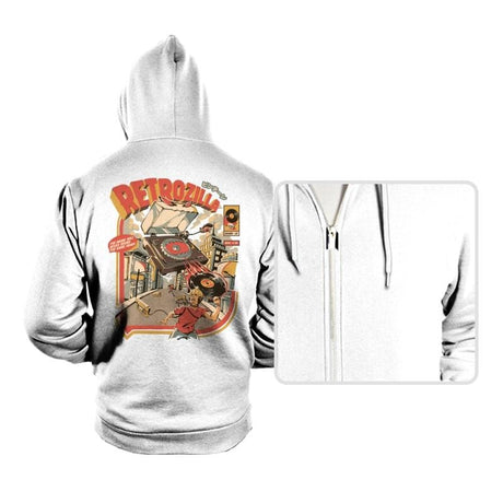 Retro Soundzilla - Hoodies Hoodies RIPT Apparel Small / White