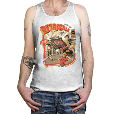 Retro Soundzilla - Tanktop Tanktop RIPT Apparel X-Small / White