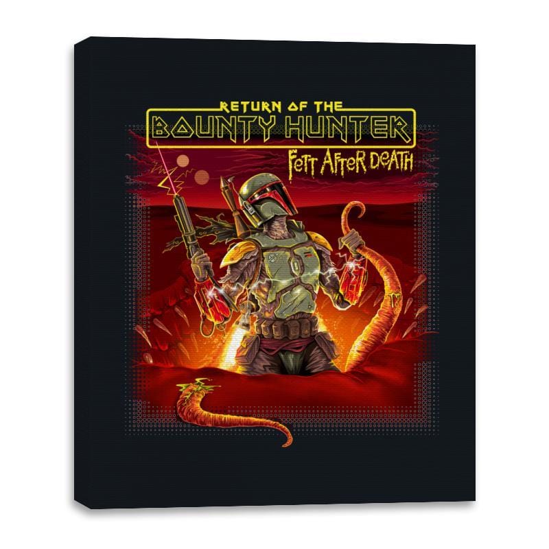 Return Of The Hunter - Canvas Wraps Canvas Wraps RIPT Apparel 16x20 / Black