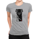 Return of the Samurai - Sumi Ink Wars - Womens Premium T-Shirts RIPT Apparel Small / Heather Grey