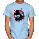 Revolution is Coming - Sumi Ink Wars - Mens T-Shirts RIPT Apparel Small / Light Blue