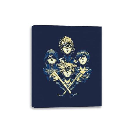 Rhapsody Hearts - Canvas Wraps Canvas Wraps RIPT Apparel 8x10 / Navy