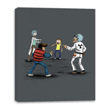 Rick and Marty - Canvas Wraps Canvas Wraps RIPT Apparel 16x20 / Charcoal