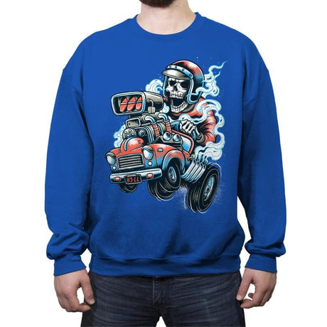 Ride or Die - Crew Neck Sweatshirt Crew Neck Sweatshirt RIPT Apparel Small / Royal