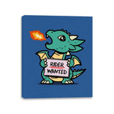 Rider Wanted - Canvas Wraps Canvas Wraps RIPT Apparel 11x14 / Royal