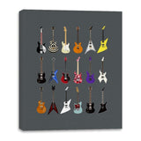 Riffs that Rocked the World - Iconic Guitars from Rock and Metal Legends - Canvas Wraps Canvas Wraps RIPT Apparel 16x20 / Charcoal