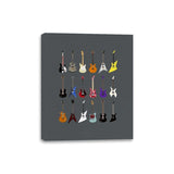 Riffs that Rocked the World - Iconic Guitars from Rock and Metal Legends - Canvas Wraps Canvas Wraps RIPT Apparel 8x10 / Charcoal