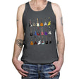 Riffs that Rocked the World - Iconic Guitars from Rock and Metal Legends - Tanktop Tanktop RIPT Apparel X-Small / Asphalt