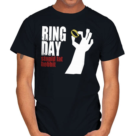 Ring Day - Mens T-Shirts RIPT Apparel Small / Black