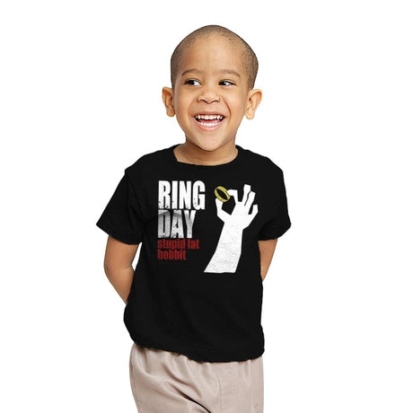 Ring Day - Youth T-Shirts RIPT Apparel X-small / Black