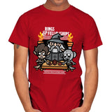 Rings and Fellowships - Mens T-Shirts RIPT Apparel Small / Red