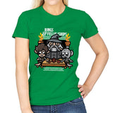 Rings and Fellowships - Womens T-Shirts RIPT Apparel Small / Irish Green