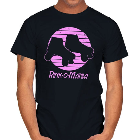 Rink-O-Maniac - Mens T-Shirts RIPT Apparel Small / Black