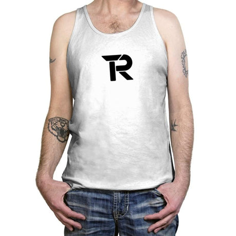 RIPT Black R Logo - Tanktop Tanktop RIPT Apparel X-Small / White