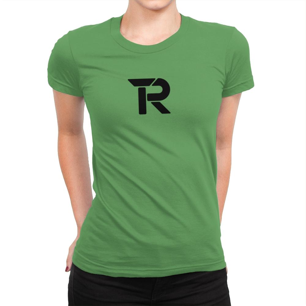 RIPT Black R Logo - Womens Premium T-Shirts RIPT Apparel Small / Kelly