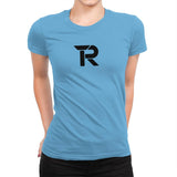 RIPT Black R Logo - Womens Premium T-Shirts RIPT Apparel Small / Turquoise