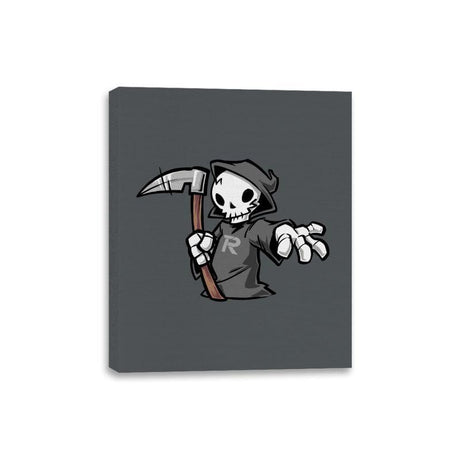 RIPT Reaper - Canvas Wraps Canvas Wraps RIPT Apparel 8x10 / Charcoal